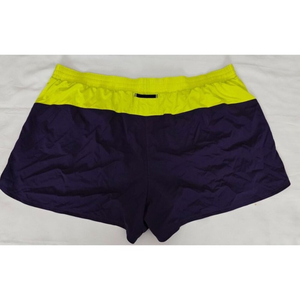 Champion Women's Purple/Yellow VAPOR Performance Athletic Running Shorts Size 4X - Picture 5 of 12